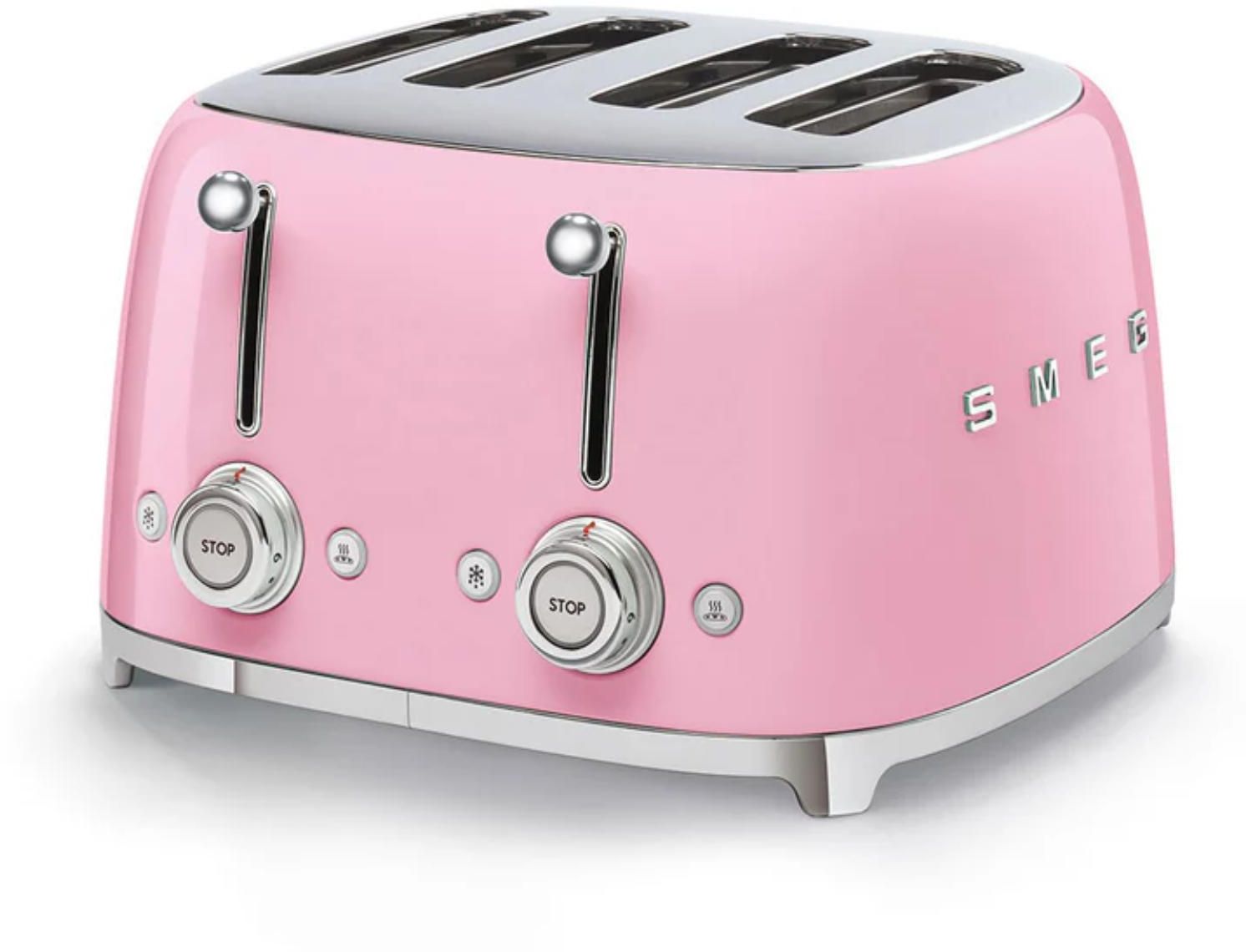 Smeg - 50's Style 4 Slice Toaster - Pink - Wholesales Supply