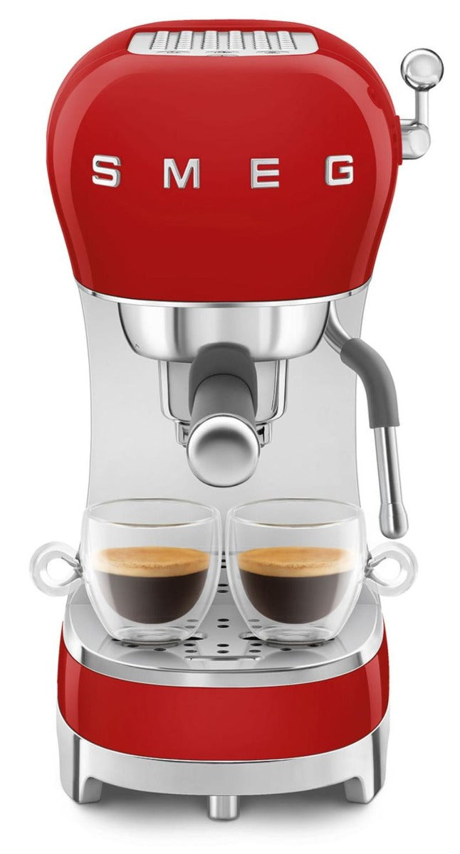 Smeg - 50's Style Espresso Machine - Red - Wholesales Supply