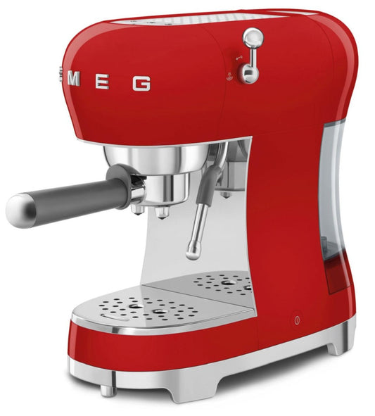 Smeg - 50's Style Espresso Machine - Red - Wholesales Supply