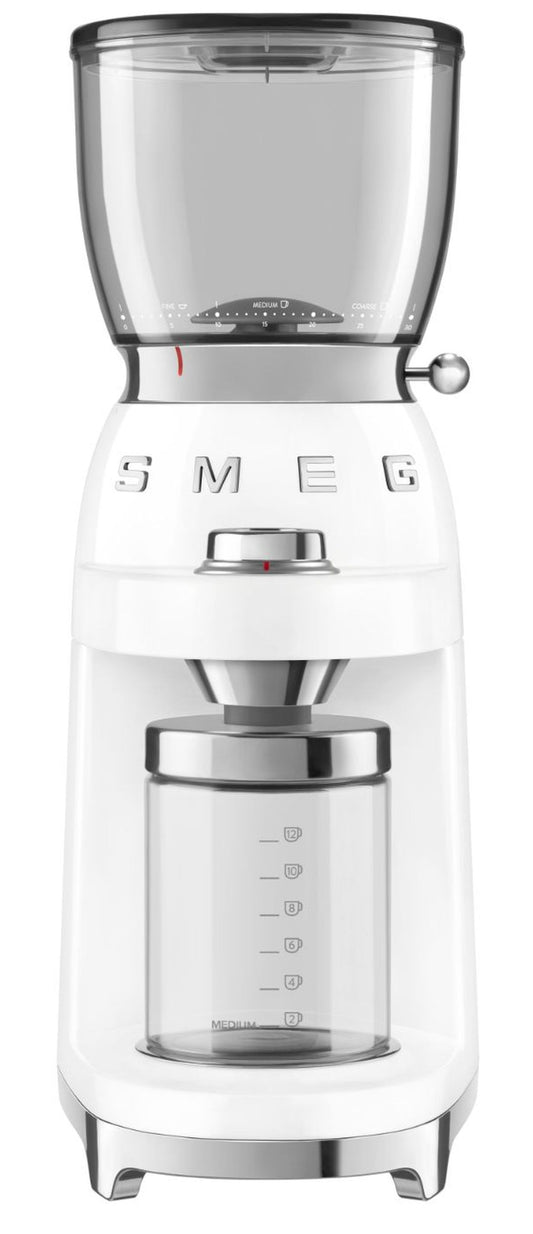 Smeg - 50's Retro Style Coffee Grinder White - Wholesales Supply