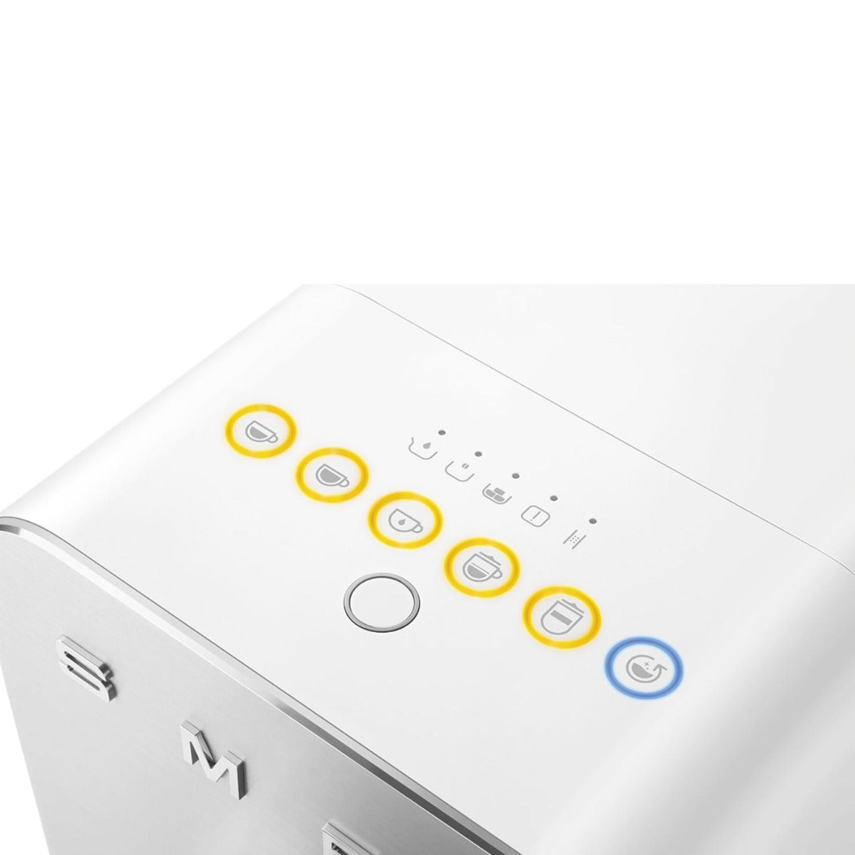 Smeg - Bean to Cup Coffee Machine w Milk Steam - White Matt - Wholesales Supply