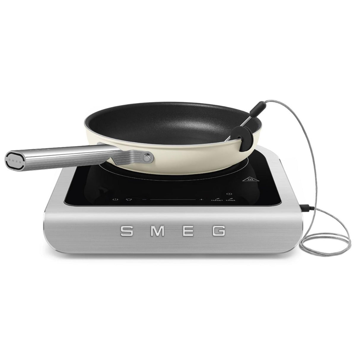 Smeg - Portable Induction Cooktop - Matte White - Wholesales Supply