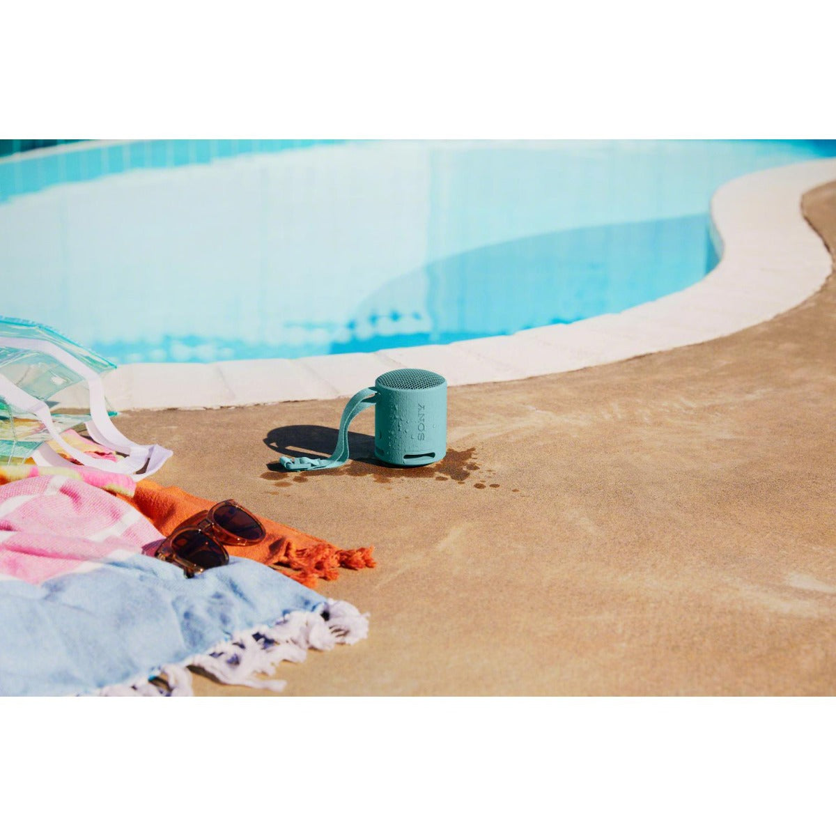 Sony - Compact Wireless Bluetooth Speaker - Blue - Wholesales Supply