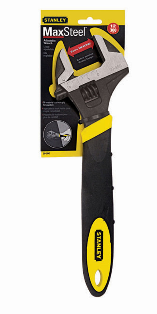Stanley - 12"/305mm  Maxsteel Cushion Grip Adjustable Wrench - Wholesales Supply
