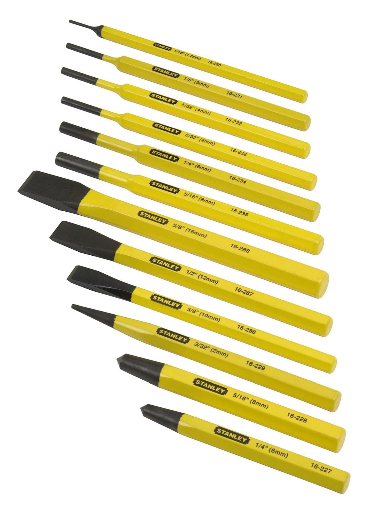 Stanley - 12 Piece Punch & Cold Chisel Set - Wholesales Supply