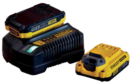 Stanley - FatMax 18V V20 2.0Ah Starter Battery and Charger Kit - Wholesales Supply