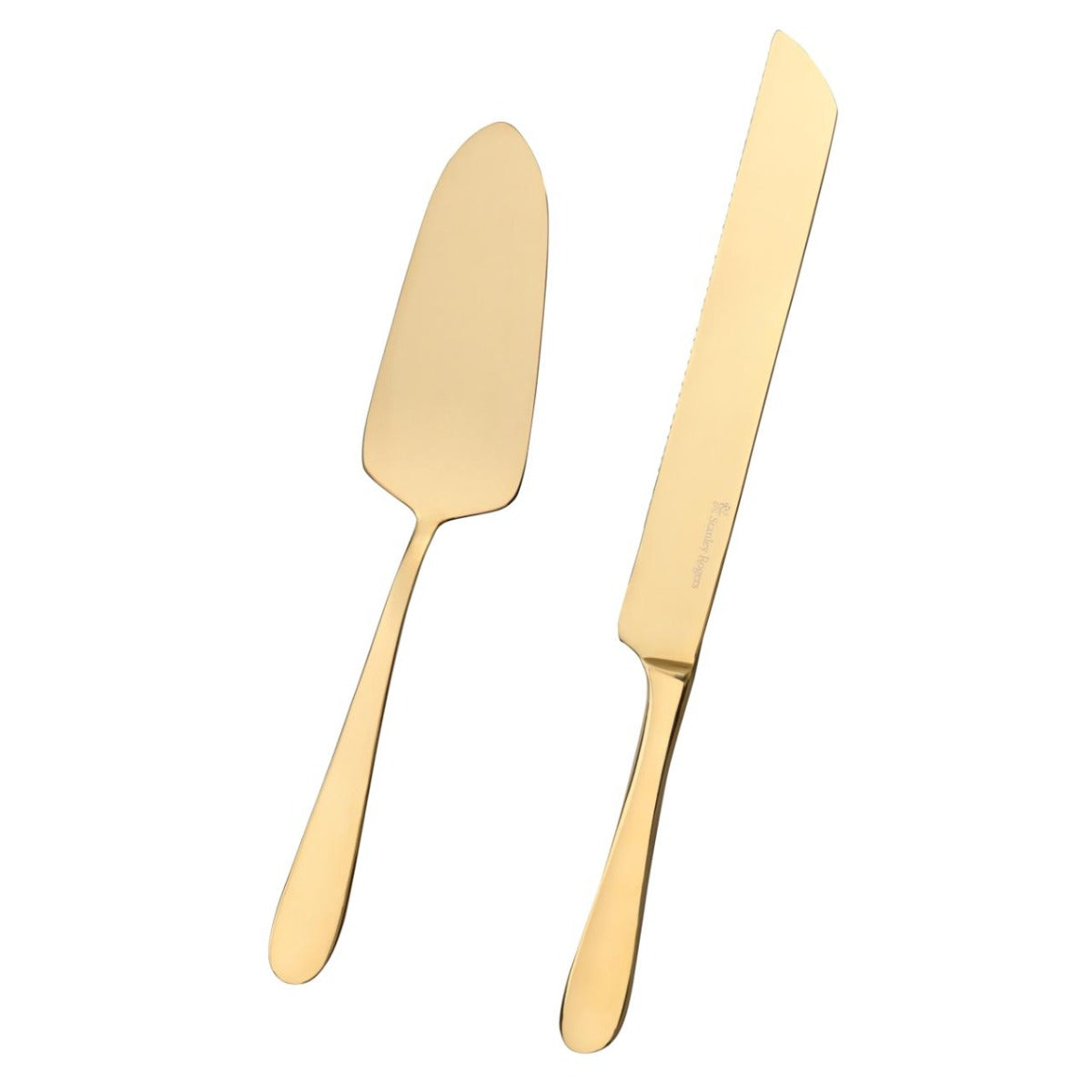 Stanley Rogers - Albany Gold Cake Knife & Server Set - Wholesales Supply