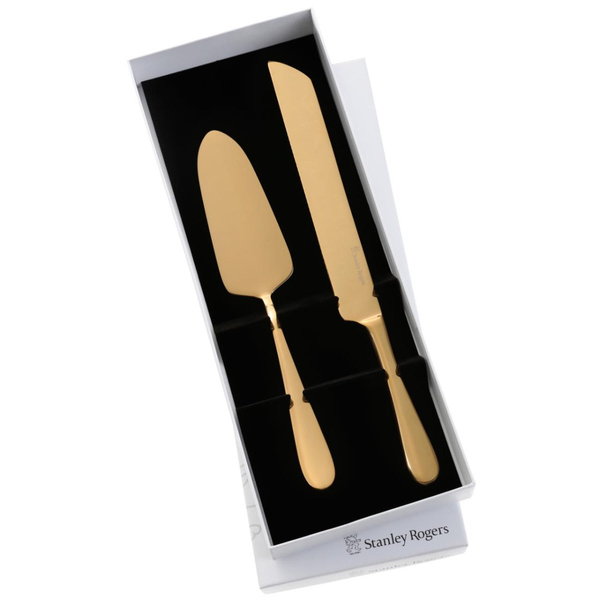 Stanley Rogers - Albany Gold Cake Knife & Server Set - Wholesales Supply