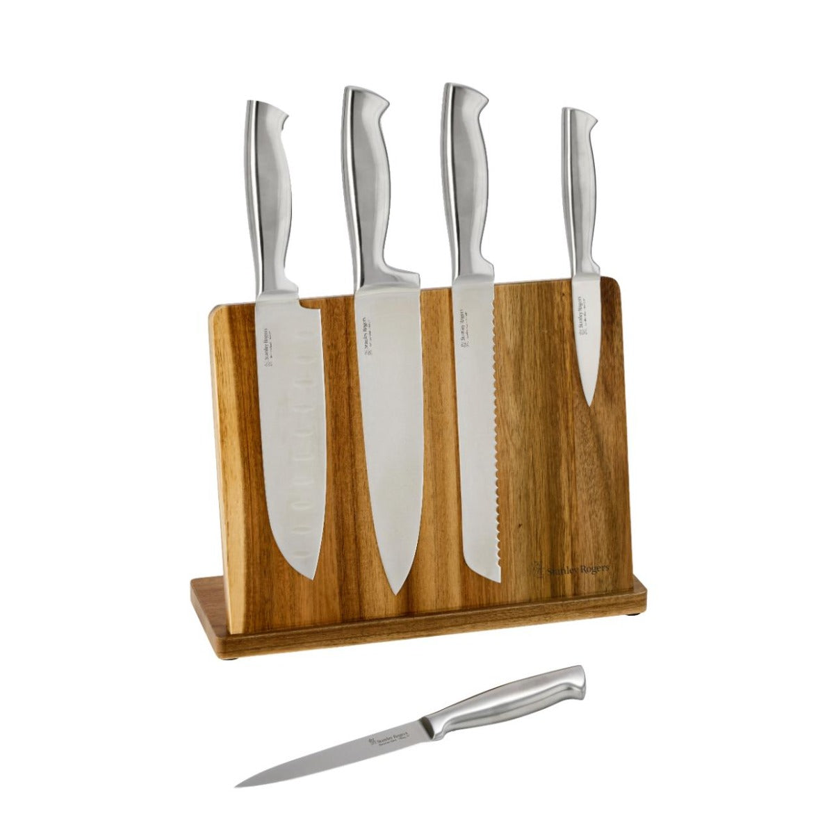 Stanley Rogers - Magnetic 6 Pce Knife Block Set - Wholesales Supply
