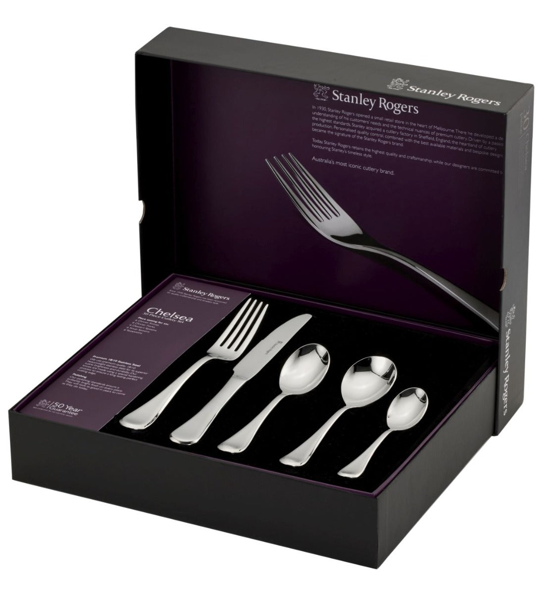 Stanley Rogers - Chelsea 30 Piece Cutlery Set Stainless Steel - Wholesales Supply