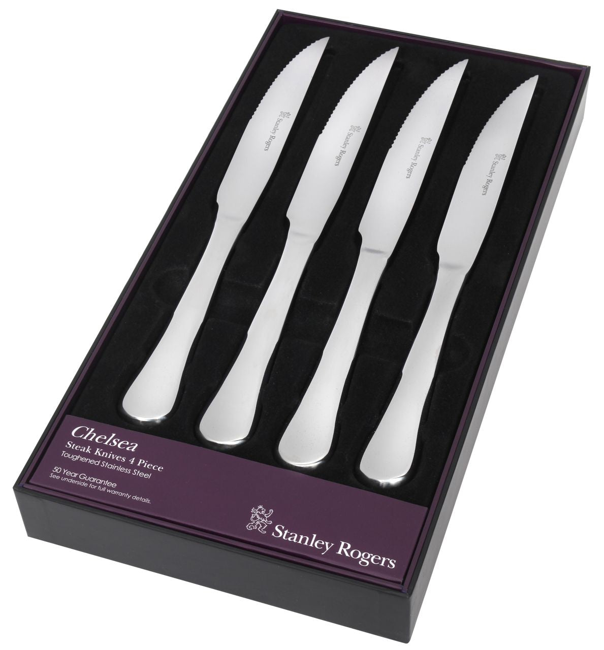 Stanley Rogers - Chelsea Knife Set, 4 Piece - Stainless Steel - Wholesales Supply