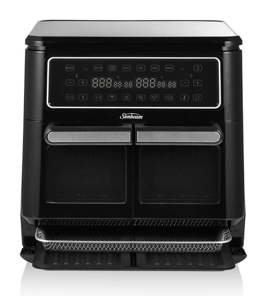 Sunbeam - 11.4L Multi Zone Air Fryer Oven - Black - Wholesales Supply