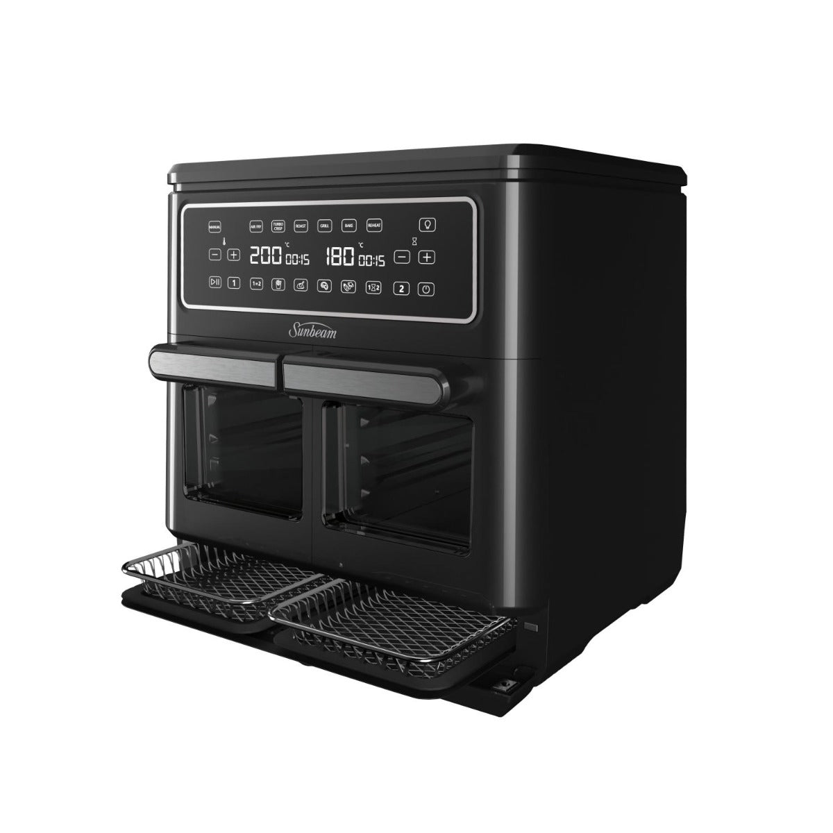 Sunbeam - 11.4L Multi Zone Air Fryer Oven - Black - Wholesales Supply