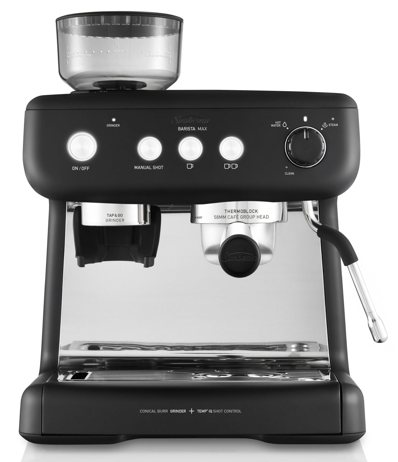 Sunbeam - Barista Max Espresso Coffee Machine - Black - Wholesales Supply