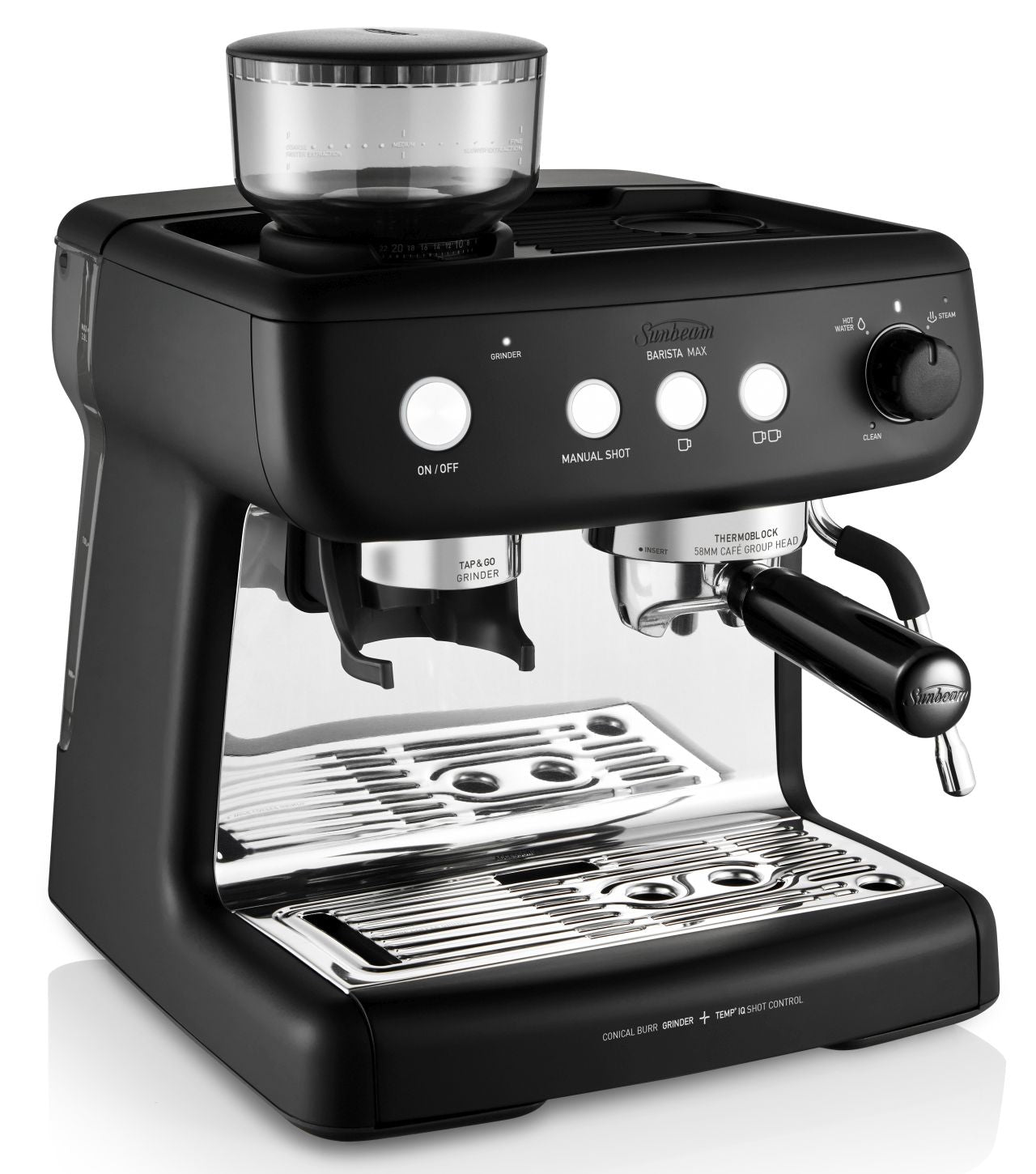 Sunbeam - Barista Max Espresso Coffee Machine - Black - Wholesales Supply