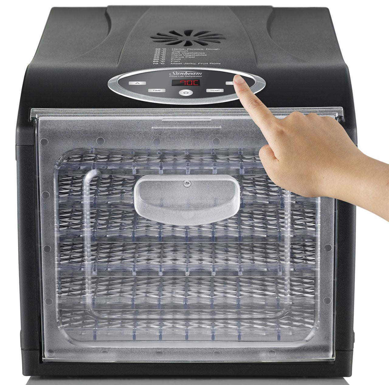 Sunbeam - Food Lab Electronic Food Dehydrator - Black - Wholesales Supply