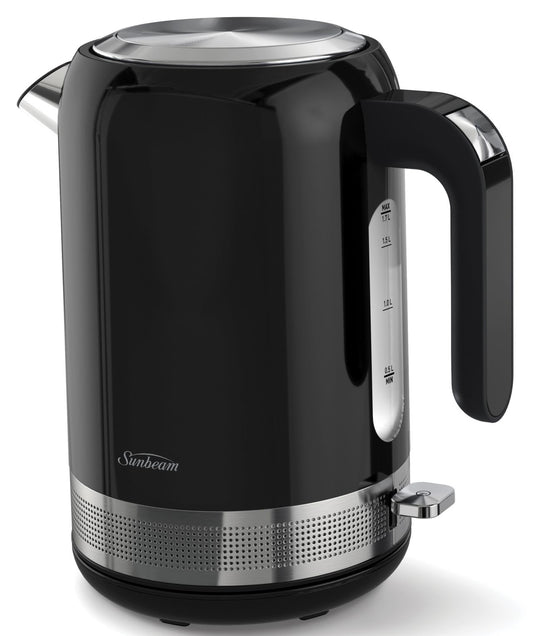 Sunbeam - Simply Shine 1.7L Jug Kettle - Black - Wholesales Supply