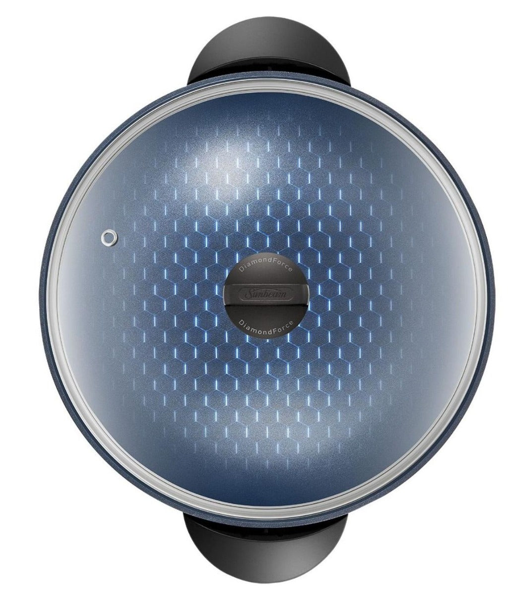 Sunbeam - DiamondForce 7.5L Electric Wok - Blue/Black - Wholesales Supply