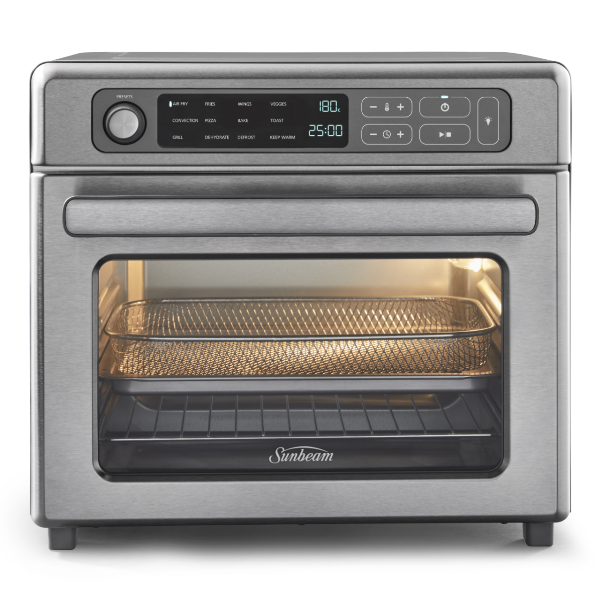 Sunbeam - 22L 12-In-1 Digital Multifunctional Air Fryer Oven - Wholesales Supply