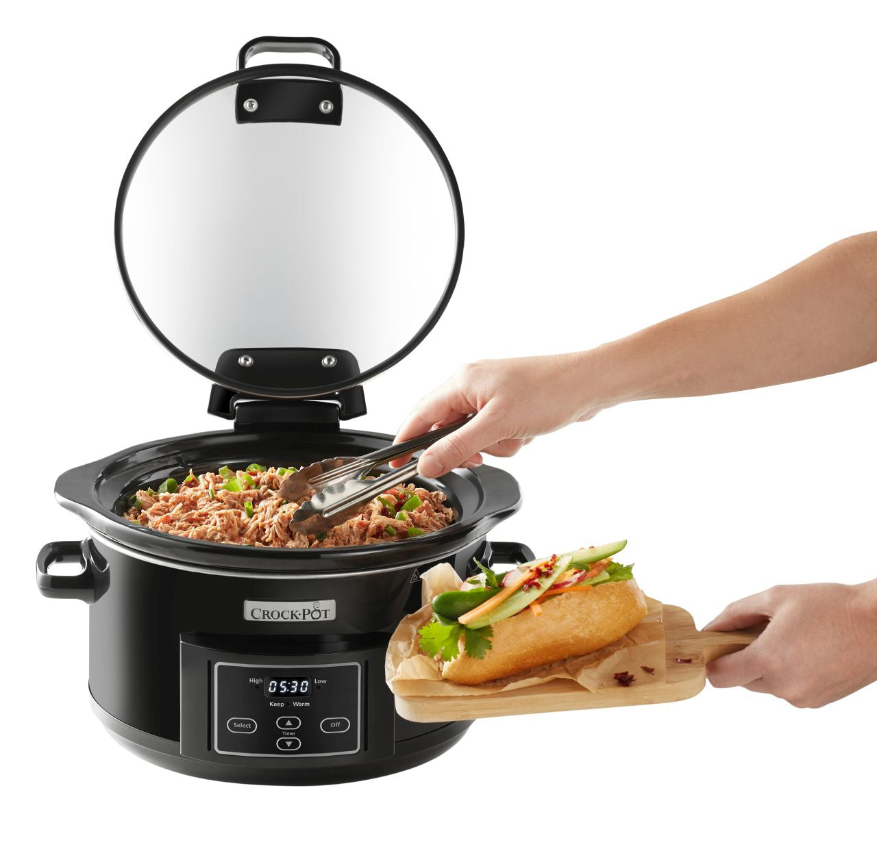 Sunbeam - 4.7L Hinged Slow Cooker - Wholesales Supply