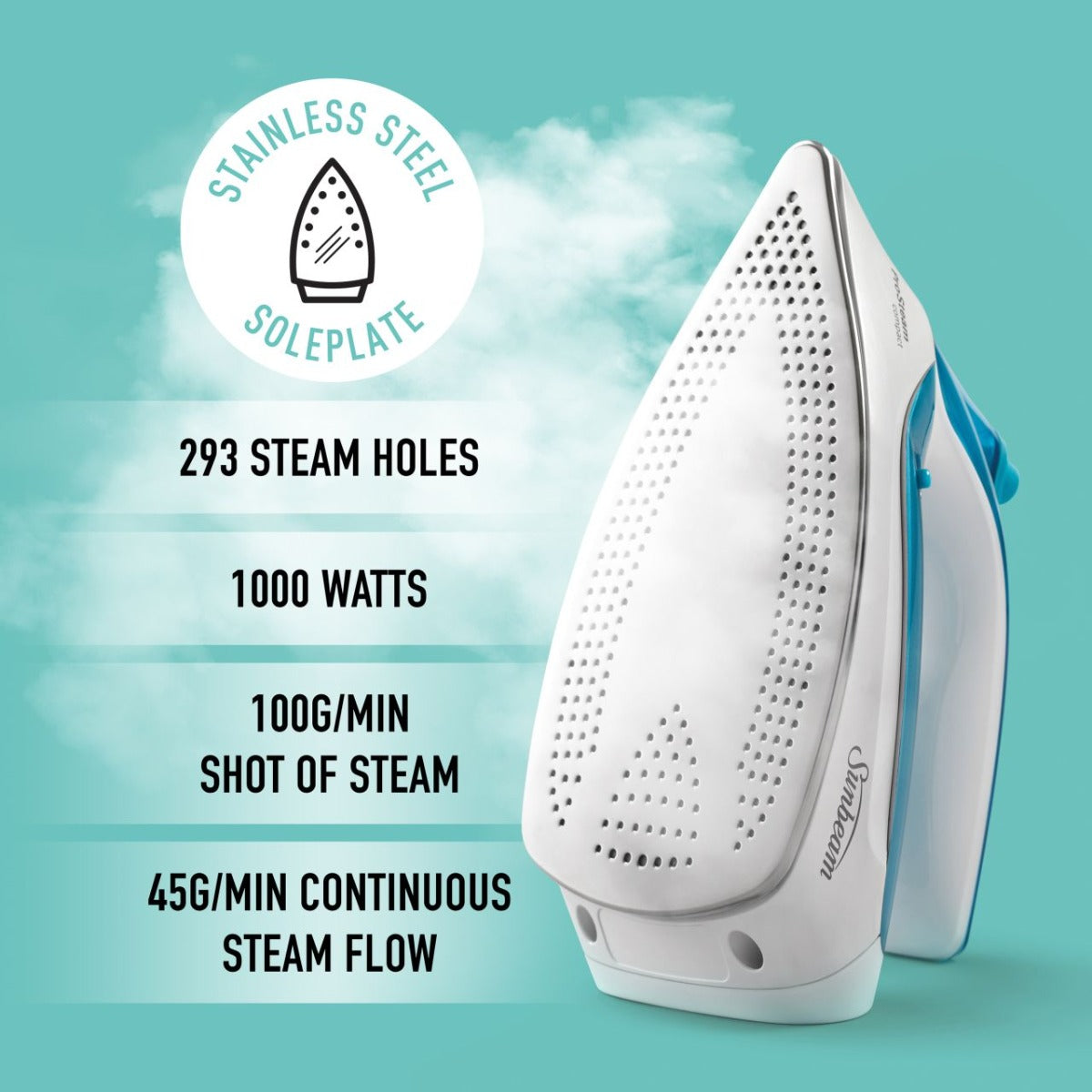 Sunbeam - Pro Steam Compact Travel Iron - Wholesales Supply