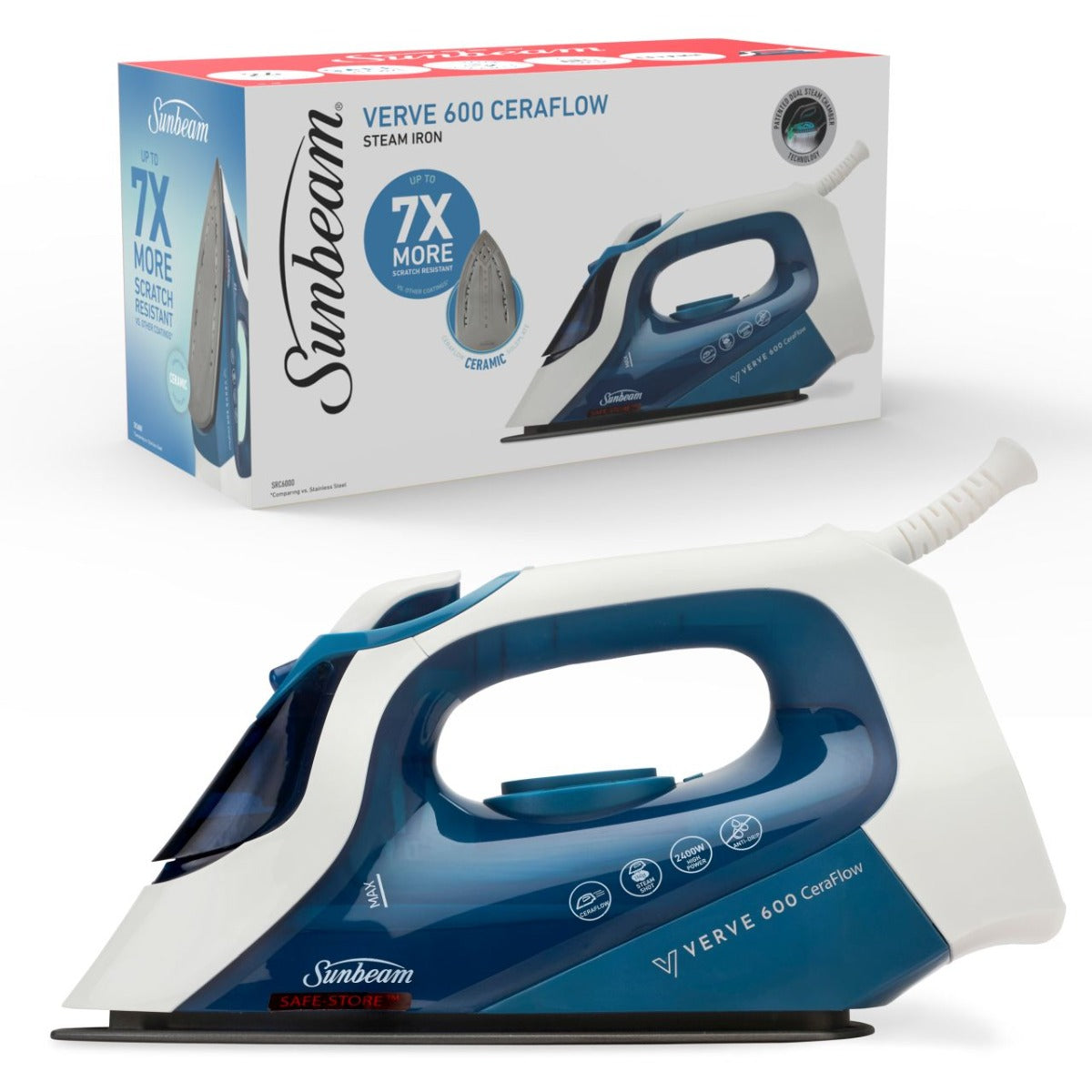 Sunbeam - Verve 600 CeraFlow Iron - Wholesales Supply