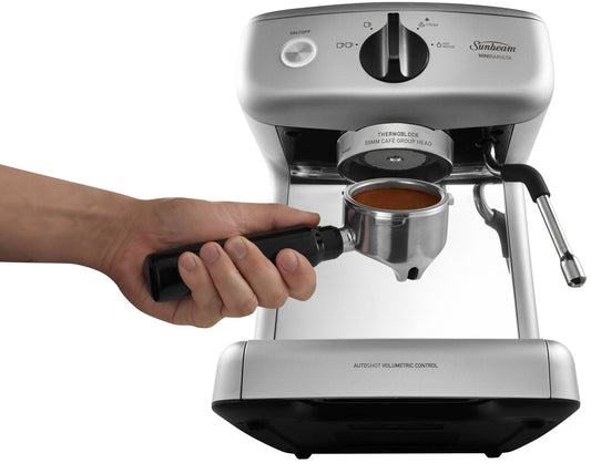 Sunbeam - Mini Barista Espresso Coffee Machine - Silver - Wholesales Supply