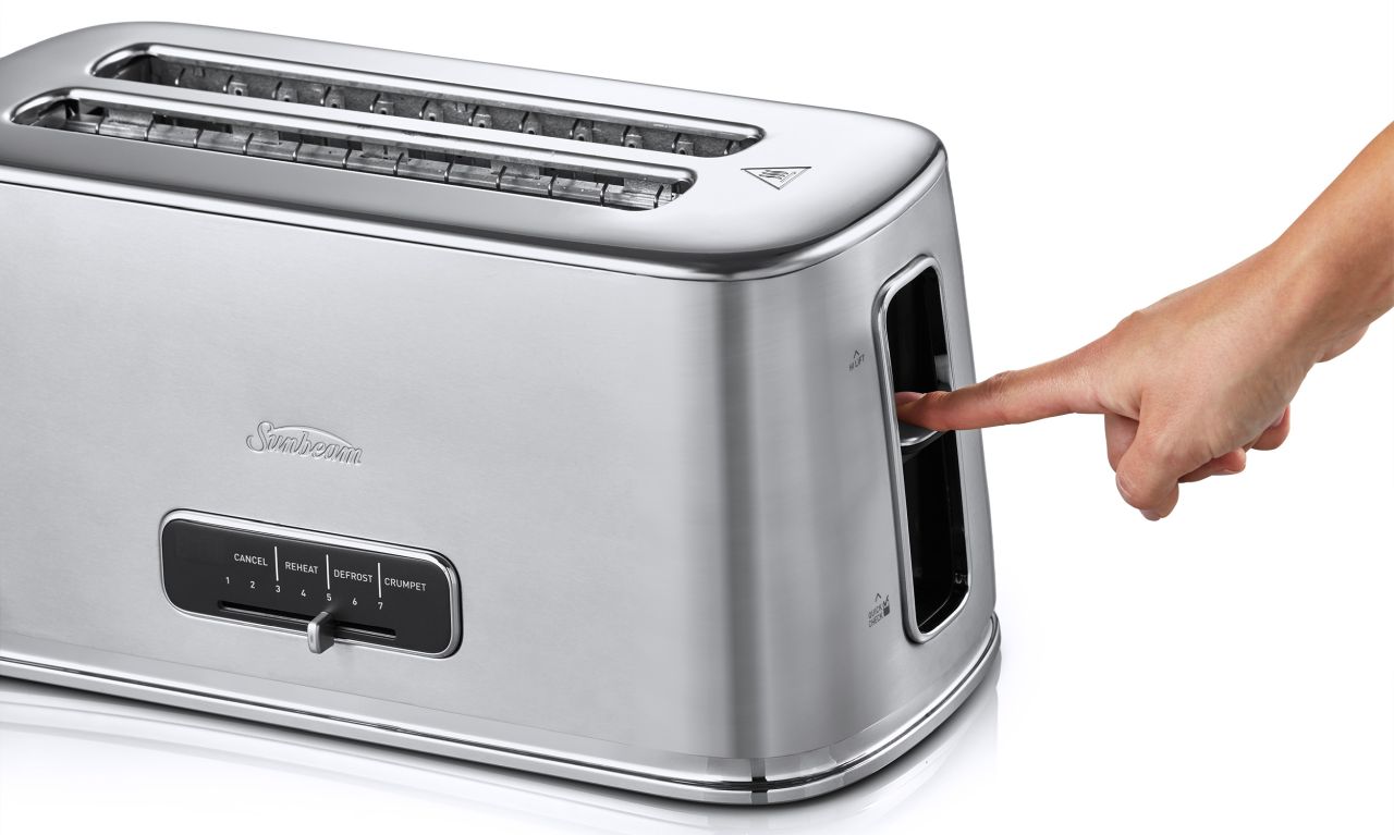 Sunbeam - 4 Slice Arise Collection Long Slot Toaster - S/S - Wholesales Supply