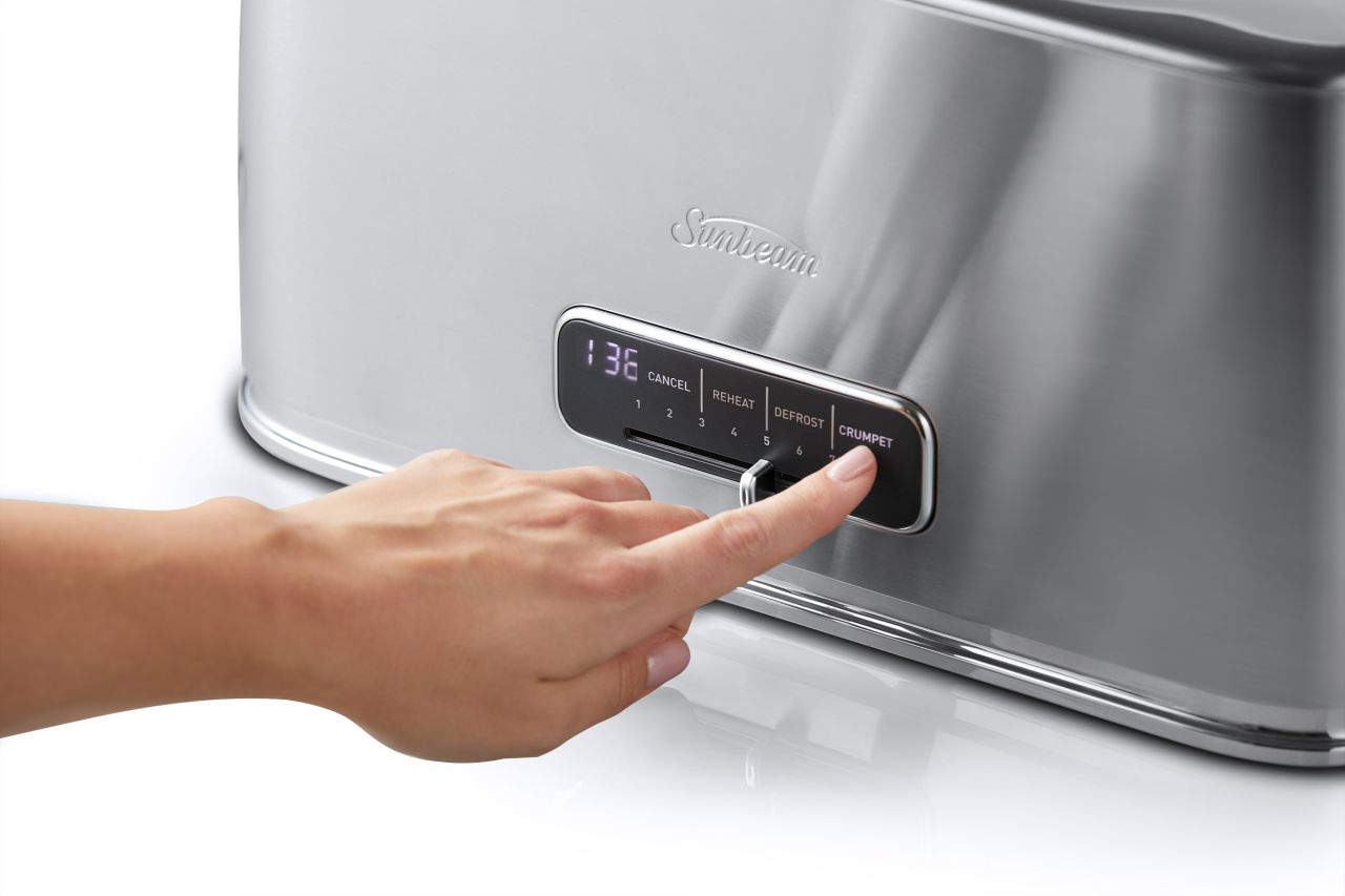 Sunbeam - 4 Slice Arise Collection Long Slot Toaster - S/S - Wholesales Supply