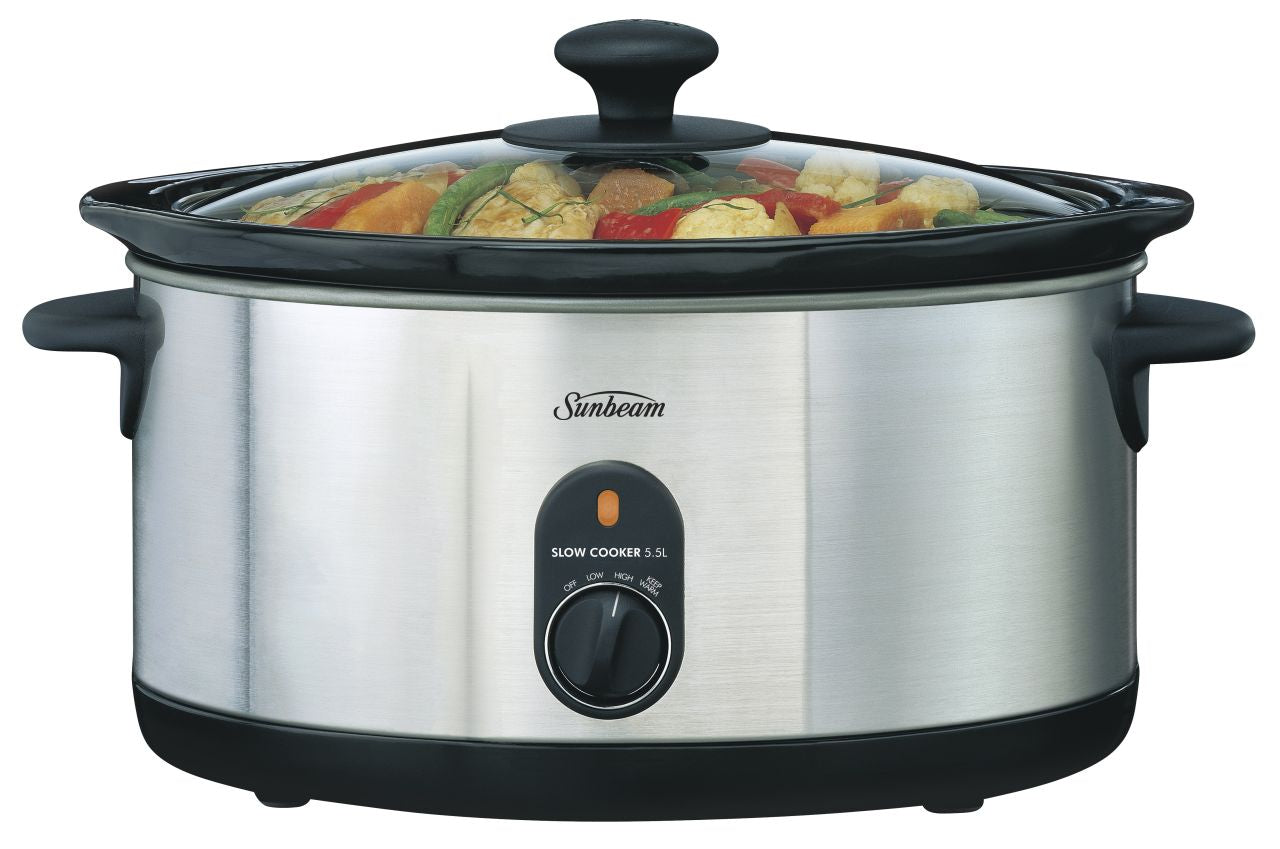 Sunbeam - 5.5L SecretChef Slow Cooker - Stainless Steel - Wholesales Supply