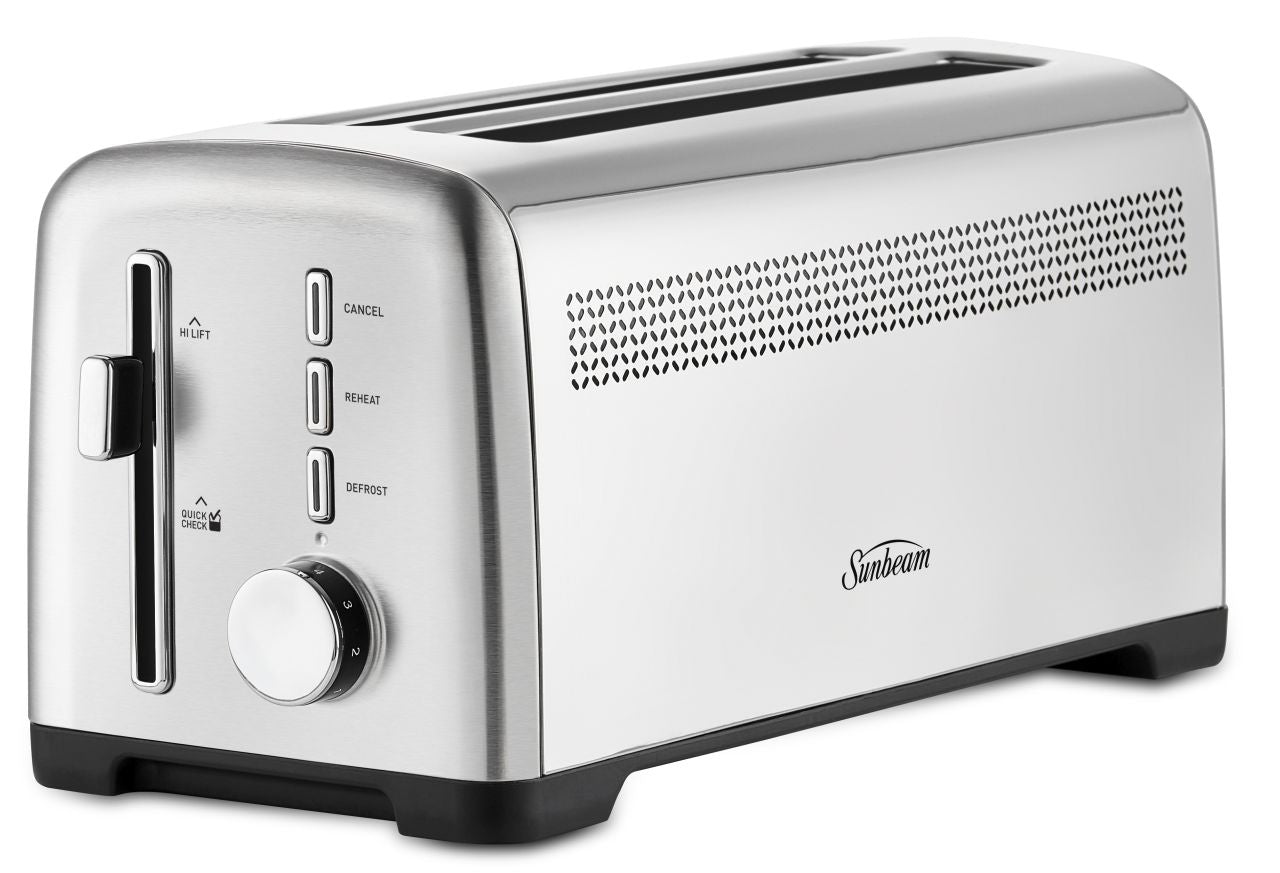 Sunbeam - Breakfast Collection 4 slice long slot - S/S - Wholesales Supply