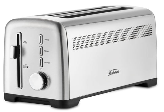 Sunbeam - Breakfast Collection 4 slice long slot - S/S - Wholesales Supply