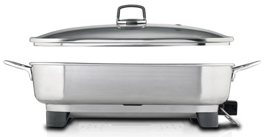 Sunbeam - Ellise Stainless Steel Electric Frypan - Wholesales Supply