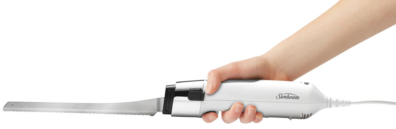 Sunbeam - Carveasy Twin Blade Electric Knife - White - Wholesales Supply