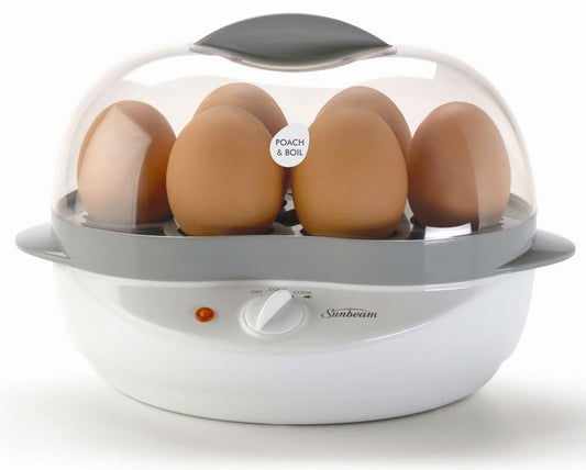 Sunbeam - Poach & Boil Egg Cooker - White - Wholesales Supply