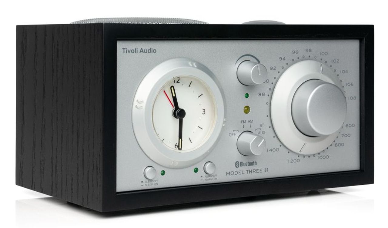Tivoli Audio - Model Three Bluetooth Radio - Black Ash/Silver - Wholesales Supply
