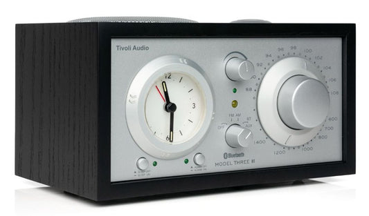 Tivoli Audio - Model Three Bluetooth Radio - Black Ash/Silver - Wholesales Supply