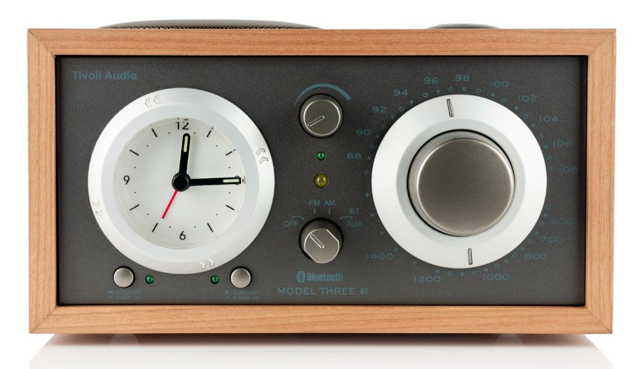 Tivoli Audio - Model Three Bluetooth Radio - Cherry/Metallic Taupe - Wholesales Supply