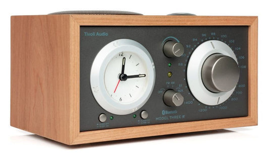 Tivoli Audio - Model Three Bluetooth Radio - Cherry/Metallic Taupe - Wholesales Supply