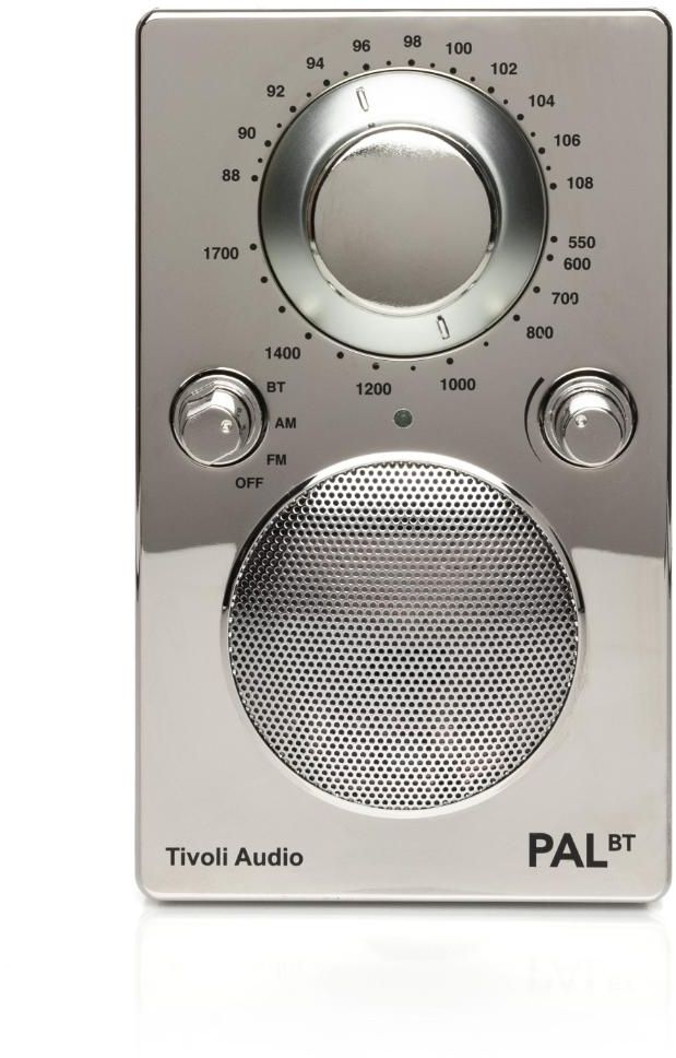 Tivoli - PAL Portable AM/FM Radio & Bluetooth Speaker - Chrome - Wholesales Supply