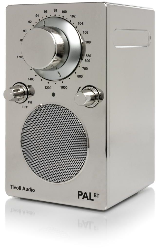 Tivoli - PAL Portable AM/FM Radio & Bluetooth Speaker - Chrome - Wholesales Supply