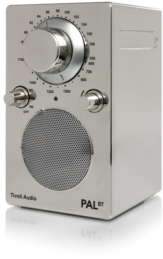 Tivoli - PAL Portable AM/FM Radio & Bluetooth Speaker - Chrome - Wholesales Supply