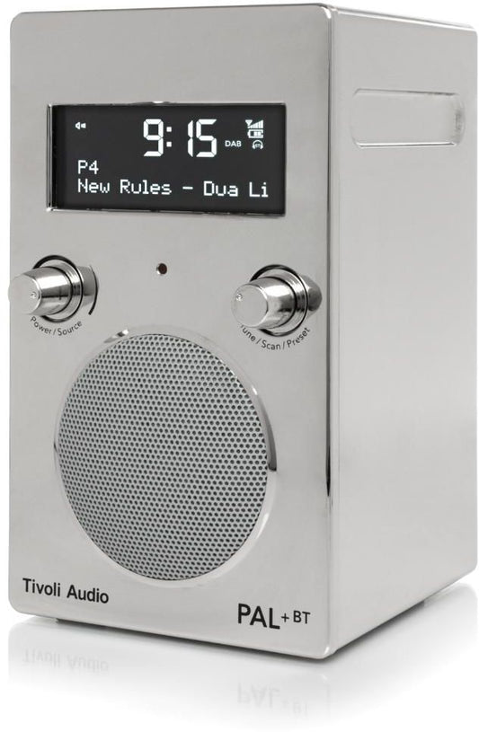 Tivoli - PAL+ Portable AM/FM Radio & Bluetooth Speaker - Chrome - Wholesales Supply