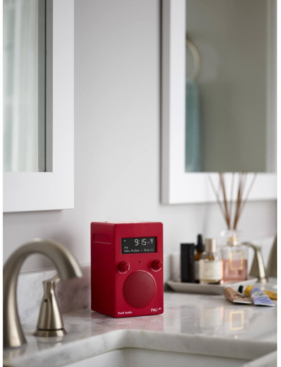 Tivoli - PAL+ Portable AM/FM Radio & Bluetooth Speaker - Red - Wholesales Supply