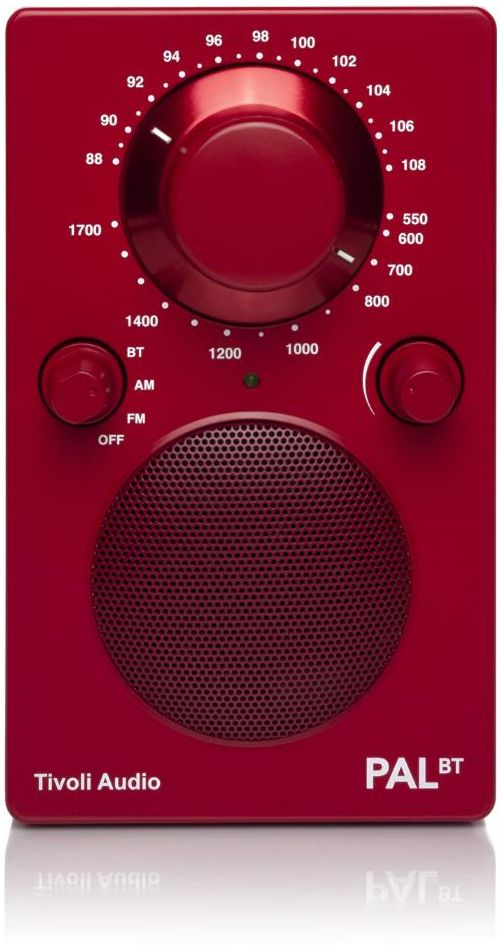 Tivoli - PAL Portable AM/FM Radio & Bluetooth Speaker - Red - Wholesales Supply