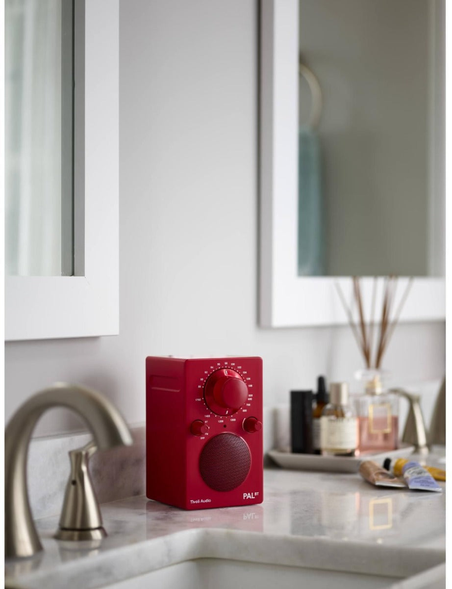 Tivoli - PAL Portable AM/FM Radio & Bluetooth Speaker - Red - Wholesales Supply