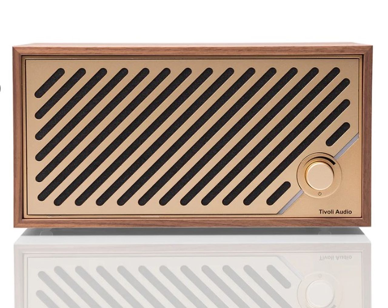 Tivoli Model Two Digital Bluetooth Speaker - Walnut/Gold - Wholesales Supply