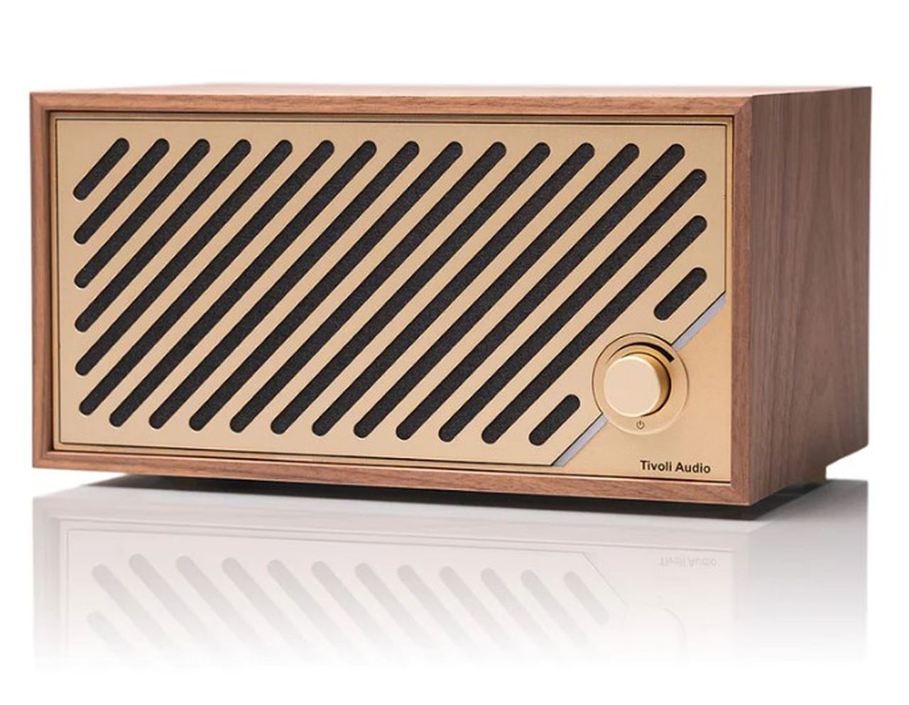 Tivoli Model Two Digital Bluetooth Speaker - Walnut/Gold - Wholesales Supply