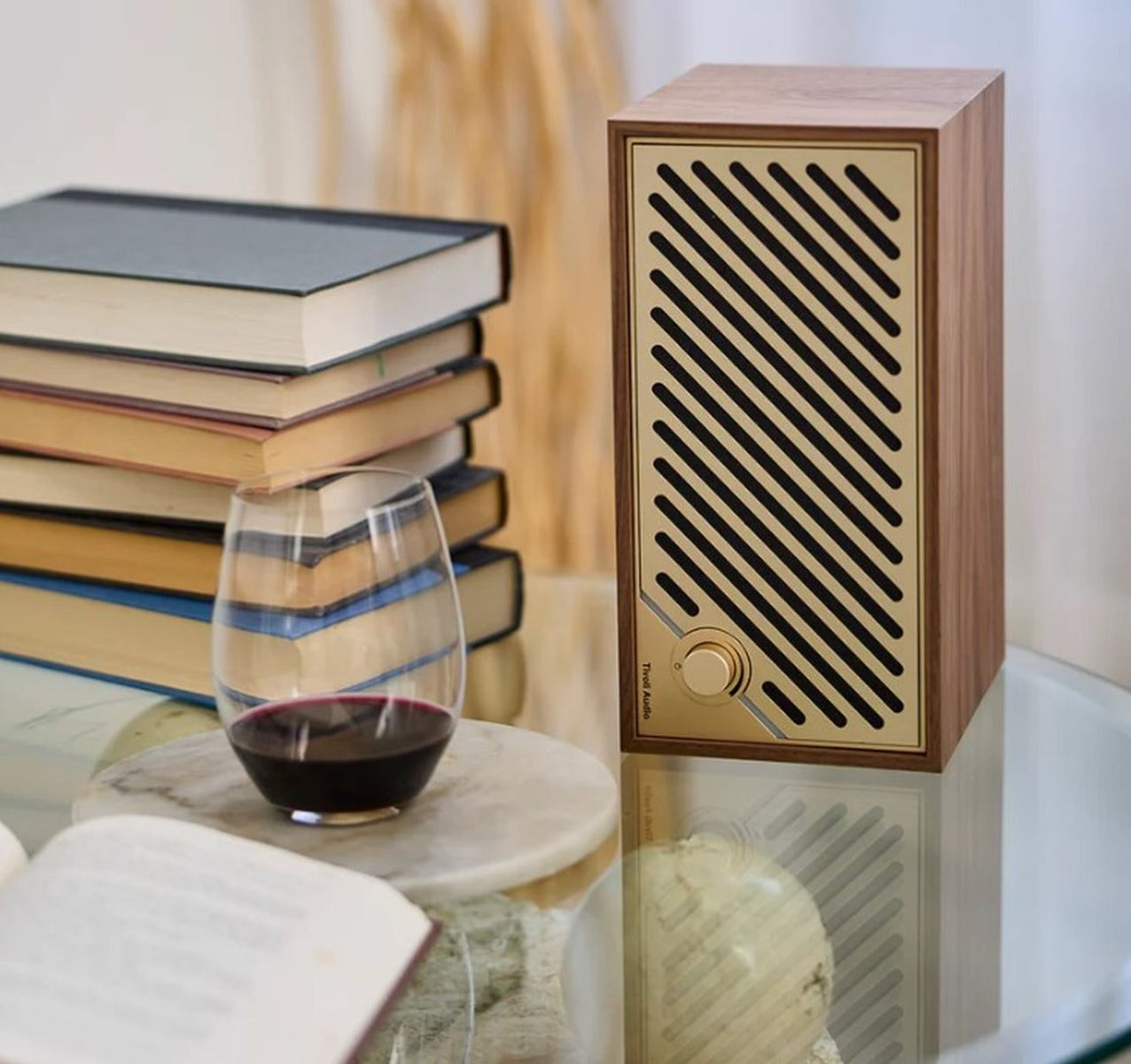 Tivoli Model Two Digital Bluetooth Speaker - Walnut/Gold - Wholesales Supply