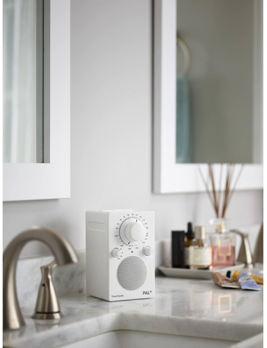 Tivoli - PAL Portable AM/FM Radio & Bluetooth Speaker - White - Wholesales Supply